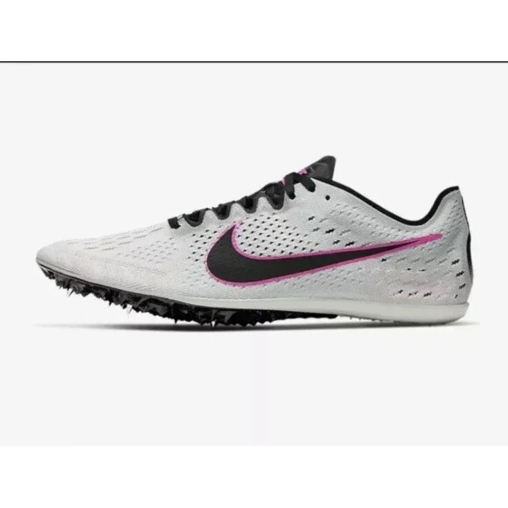 Nike Zoom Victory 3 Pure Platinum Blast Track Spikes Mens‎ Sz 13 835997